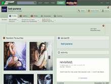 Tablet Screenshot of lost-purana.deviantart.com