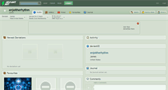 Desktop Screenshot of enjoitherhythm.deviantart.com