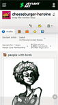 Mobile Screenshot of cheeseburger-heroine.deviantart.com
