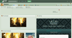 Desktop Screenshot of haruxxx.deviantart.com
