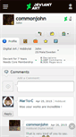 Mobile Screenshot of commonjohn.deviantart.com