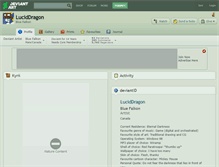 Tablet Screenshot of luciddragon.deviantart.com