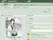 Tablet Screenshot of jyuami.deviantart.com