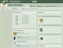 Tablet Screenshot of aonoexorcist-couple.deviantart.com