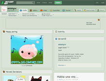 Tablet Screenshot of emmyw.deviantart.com