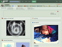 Tablet Screenshot of metaira.deviantart.com