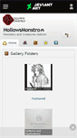 Mobile Screenshot of hollowsmonstro.deviantart.com