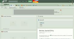 Desktop Screenshot of helltown.deviantart.com