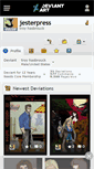 Mobile Screenshot of jesterpress.deviantart.com