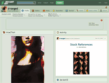 Tablet Screenshot of d-ranged.deviantart.com