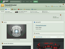 Tablet Screenshot of cheeseenthusiast.deviantart.com