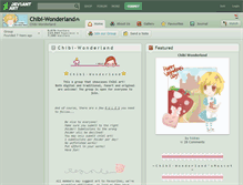 Tablet Screenshot of chibi-wonderland.deviantart.com