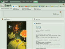 Tablet Screenshot of kyuzengi.deviantart.com