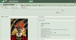Desktop Screenshot of gothic-archangel.deviantart.com