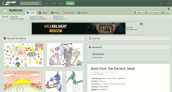 Desktop Screenshot of mysticuno.deviantart.com