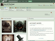 Tablet Screenshot of eyes-of-the-dead.deviantart.com