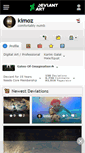 Mobile Screenshot of kimoz.deviantart.com