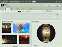 Tablet Screenshot of kimoz.deviantart.com