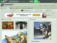 Tablet Screenshot of alexalexandrov.deviantart.com