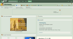 Desktop Screenshot of faithshipping.deviantart.com