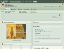 Tablet Screenshot of faithshipping.deviantart.com