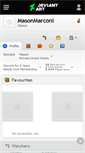 Mobile Screenshot of masonmarconi.deviantart.com
