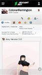 Mobile Screenshot of colonelremington.deviantart.com