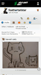 Mobile Screenshot of feathertailstar.deviantart.com