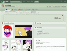 Tablet Screenshot of incestual.deviantart.com