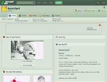 Tablet Screenshot of lexorchard.deviantart.com