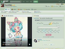 Tablet Screenshot of furrettails.deviantart.com