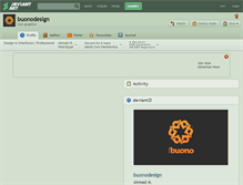 Tablet Screenshot of buonodesign.deviantart.com
