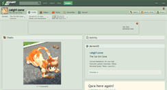 Desktop Screenshot of catgirl-zone.deviantart.com