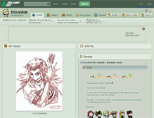 Tablet Screenshot of exironrob.deviantart.com