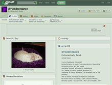 Tablet Screenshot of divinedecedance.deviantart.com