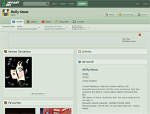 Tablet Screenshot of molly-mooo.deviantart.com