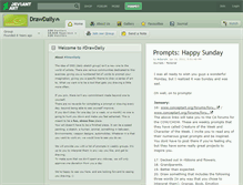 Tablet Screenshot of drawdaily.deviantart.com