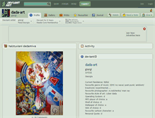 Tablet Screenshot of dada-art.deviantart.com