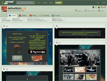 Tablet Screenshot of definedead.deviantart.com