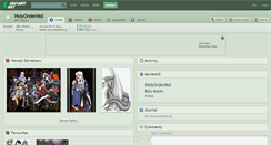 Desktop Screenshot of holyordermol.deviantart.com