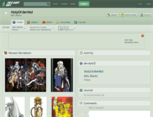 Tablet Screenshot of holyordermol.deviantart.com