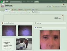 Tablet Screenshot of jieshii-kun.deviantart.com