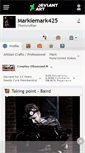 Mobile Screenshot of markiemark425.deviantart.com