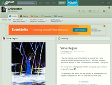Tablet Screenshot of ankhenaten.deviantart.com