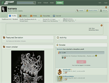 Tablet Screenshot of kornera.deviantart.com