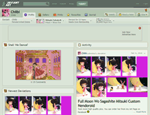 Tablet Screenshot of chiibi.deviantart.com