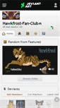 Mobile Screenshot of hawkfrost-fan-club.deviantart.com