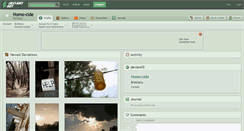 Desktop Screenshot of homo-cide.deviantart.com