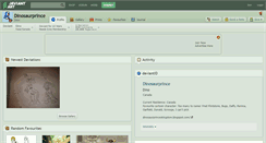 Desktop Screenshot of dinosaurprince.deviantart.com