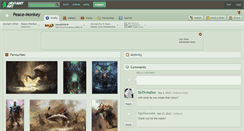 Desktop Screenshot of peace-monkey.deviantart.com